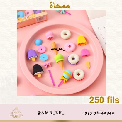 Eraser Set Donut طقم ممحاة دونت - Image 4