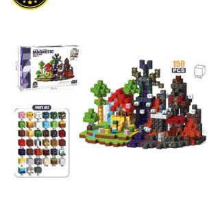 Minecraft Magnetic Blocks (150 pcs) مكعبات مغناطيس ماينكرافت